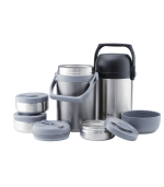 Atlas Grey Lunch Box 1800ml