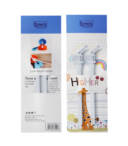Straw Twin Pack 400ml